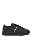 Tommy Hilfiger Siyah Erkek Sneaker MODERN CUPSOLE STRIPES LTH