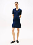 RIB BUTTON F&F POLO SWT DRESS
