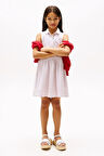 Kız Çocuk Th Kolsuz Polo Elbise - Beyaz | 14 Yaş