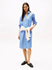 ESS POPLIN REGULAR SHIRT DRESS