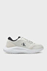 Calvin Klein Erkek Siyah CK Logolu Siyah-Beyaz Erkek Sneaker