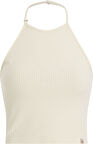 CALVIN KLEIN WAFFLE TEXTURE HALTERNECK TOP T-Shirt