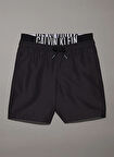 Calvin Klein Siyah Erkek Çocuk Şort Mayo