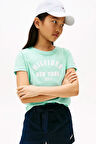 Kız Çocuk Hilfiger Graphic T-Shirt - Yeşil | 8 Yaş
