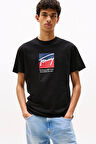 Erkek Signature Logo T-Shirt - Siyah | M