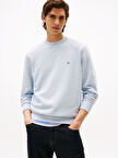 ESSENTIAL TERRY CREWNECK Erkek Mavi Sweatshirt - MW0MW37237