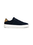 Tommy Hilfiger Lacivert Erkek Sneaker TH COURT SUMMER SUEDE