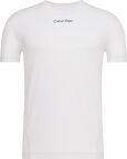 CALVIN KLEIN Erkek Marka Logolu Organik Pamuklu Günlük Kullanıma Uygun Beyaz T-Shirt LVGMF5K101 100