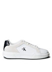 Calvin Klein Beyaz - Siyah Erkek Sneaker CHUNKY CUPSOLE LACEUP LTH MIX