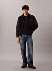 Calvin Klein Jeans Classic Fit Siyah Erkek Ceket LV04RD400GUB1 LS COTTON NYLON VARIS