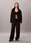 Calvin Klein Standart Siyah Kadın Ceket LVGWF5O513UB1