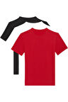 Calvin Klein Erkek Yuvarlak Yaka Kısa Kollu T-Shirt 3’lü Paket LV00NB4185