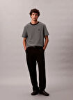 Calvin Klein Bisiklet Yaka Siyah Erkek T-Shirt LV04LD204GUB1_SS STRIPED OTTOMAN TE