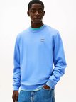 TJM REG BADGE CREW EXT Erkek Mavi Sweatshirt - DM0DM22665