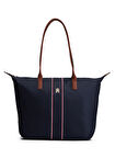 Tommy Hilfiger Lacivert Kadın Tote Çanta AW0AW177060GY