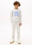 Tommy Hilfiger Baskılı Erkek Çocuk Açık Gri Sweatshırt KB0KB09893P09