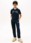 Tommy Hilfiger Lastikli Paça Lacivert Erkek Çocuk Eşofman Altı KB0KB09905C1G