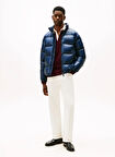 Tommy Hilfiger Mavi Erkek Mont MW0MW40617C1G_SHINY DOWN STAND PUFF