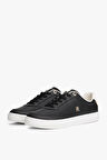 Kadın TH Monogram Plaque Court Sneakers - Siyah | 37