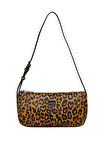 Tommy Jeans TJW Must Leopar Desenli Omuz Kadın Siyah Omuz Çantası AW0AW1800801R