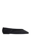 Calvin Klein Siyah Kadın Babet SQUARE BALLERINA MESH