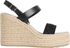CALVIN KLEIN Kadın Marka Logolu Günlük Kullanıma Uygun Siyah Espadril HW0HW02901 BEH