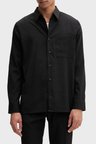 Calvin Klein Regular Fit Göğüs Cepli Gömlek LV04LF108GUB1 Erkek GÖMLEK LV04LF108G UB1 SİYAH