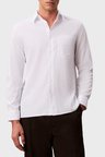 Calvin Klein Regular Fit Göğüs Cepli Gömlek LV04LF108GYAA Erkek GÖMLEK LV04LF108G YAA BEYAZ