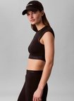 Calvin Klein Siyah Kadın Bluz ICON SPORT SCULPT TOP