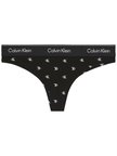 Calvin Klein Kadın Siyah Tanga Külot LV00QF8518
