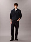Calvin Klein Jeans Fermuarlı Yaka Lacivert Erkek Sweatshırt LV04RD236GCEF LS PREMIUM TERRY MICR