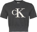 CALVIN KLEIN Kadın Marka Logolu Günlük Kullanıma Uygun Gri Kazak LV044E306G P7I