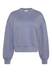 Calvin Klein Yuvarlak Yaka Düz Mavi Kadın Sweatshırt A- LOGO EMB FRENCH TERRY CREWNEC