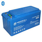 MEGACELL 12.8V 200Ah Bluetooth LiFePO4 ABS Lityum Akü