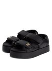 Tommy Hilfiger Siyah Kadın Deri Sandalet FW0FW09119BDS