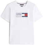 TOMMY HILFIGER Erkek Marka Logolu Günlük Kullanıma Uygun Beyaz T-Shirt MW0MW42366 YBR
