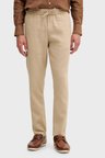 Tommy Hilfiger Keten Tapered Fit Daralan Paça Chino Pantolon Erkek PANTOLON MW0MW42336 AEG BEJ