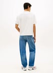 Tommy Jeans Beyaz Erkek Regular Fit Baskılı T-Shirt DM0DM22546YBH Beyaz T-Shirt