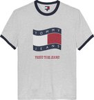 TOMMY HILFIGER Erkek Marka Logolu Günlük Kullanıma Uygun Gri T-Shirt DM0DM22537 P08