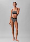 Calvin Klein Siyah Kadın Bikini Üst SQUARE NECK BRALETTE