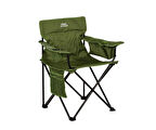 Aygaz Outdoor Yeşil 100Kg Çelik Katlanır Kamp Sandalyesi