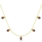 925 Ayar Gümüş Uğur Böceği Şans Kadın Gümüş Kolye