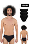 Erkek 3'lü Boxer Yaka Pamuklu Slip Külot – Maksimum Konfor!