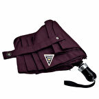 Marlux Özel Tasarım Tam Otomatik Kadın Şemsiye Bordo