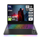 HP Omen Max 16-AH0021NT Ultra 7-255HX 32-GBDDR5 2 TBSSD RTX5070 (8GB-GDDR7) 16" 240Hz 2K WQXGA Windows 10 Home Gaming Notebook B92QXEAHMF87
