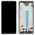 Tkgz - Samsung Galaxy A53 -5G Uyumlu Lcd Ekran Dokunmatik Orijinal ÇITALI SİYAH