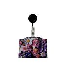 Renkli Çiçekler 2 Temalı Yatay Kart Kabı Kart Koruyucu