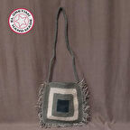 Uretti - Volkan 4975 3420 El Yapımı Özel Tasarım Kağıt İp Omuz Çantası