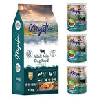 Mystic Mini Kuzu Etli Küçük Irk Köpek Maması 15 kg + 3 Adet Konserve