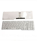 Toshiba Qosmio X500-14D Klavye Gümüş Türkçe Gri